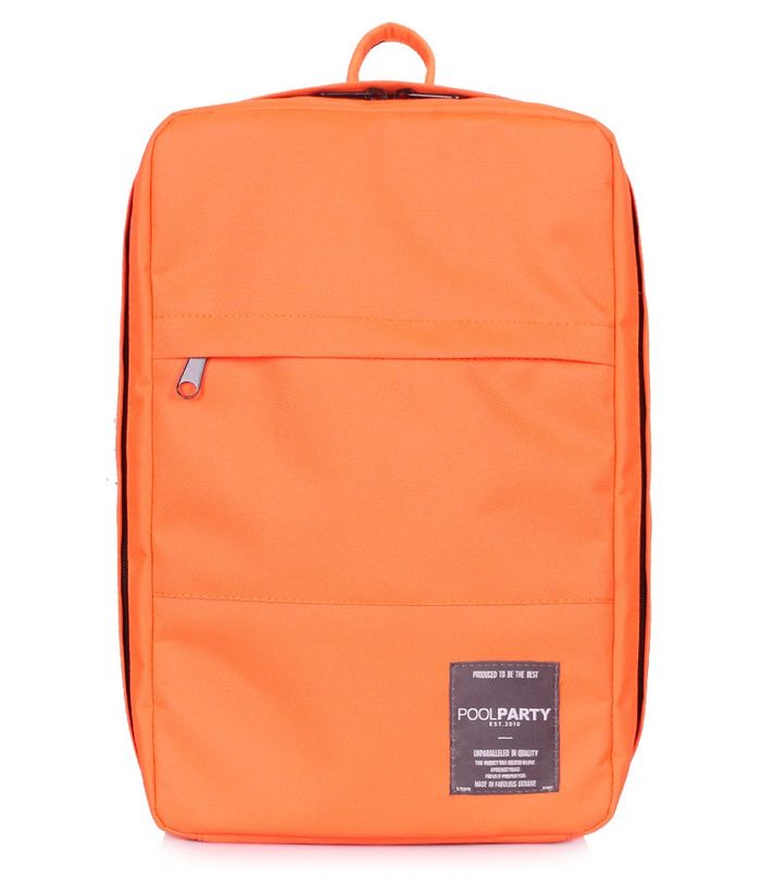 Рюкзак для ручной клади POOLPARTY Ryanair / Wizz Air / МАУ hub-orange купить недорого в Ты Купи
