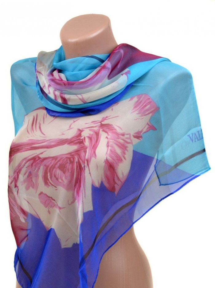 Женский шарф-палантин весна-лето Шифон 10223-E1 купить недорого в Ты Купи