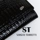 Кожаный женский кошелек LR SERGIO TORRETTI W501-2 black