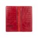Кожаный бумажник Hi Art WP-02 Crystal Red Buta Art Красный