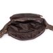 Кожаная темно-коричневая сумка на пояс Bexhill bx9415