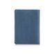 Шкіряна обкладинка на паспорт HiArt PC-01 Mehendi Classic синя Синій