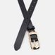 Женский кожаный ремень Borsa Leather CV1ZK015-goldblack