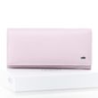 Шкіряний жіночий гаманець класичний доктор Бонд W501 рожевий