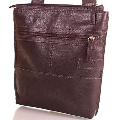 Шкіряна коричнева чоловіча сумка-планшет ETERNO купити недорого в Ти Купи