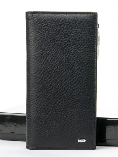 Чоловіче шкіряне портмоне Classic DR. BOND WMB-3M black купити недорого в Ти Купи