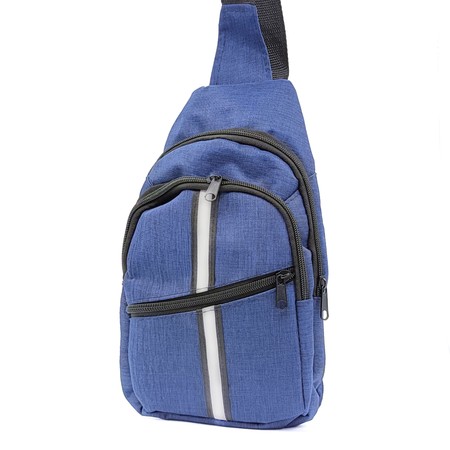 Чоловіча синя сумка слінг Cno-12-21 купити недорого в Ти Купи