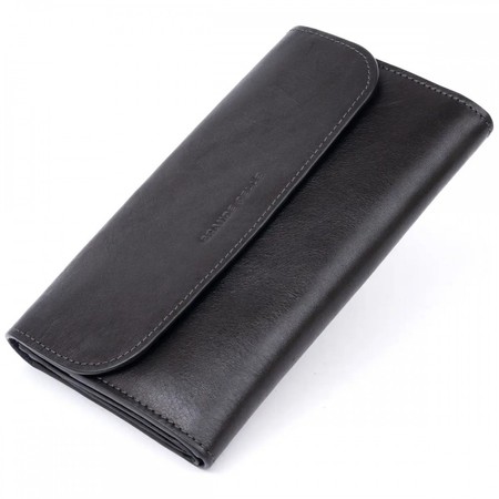 Чоловік шкіряний гаманець-барсетку Grande Pelle 11298 купити недорого в Ти Купи