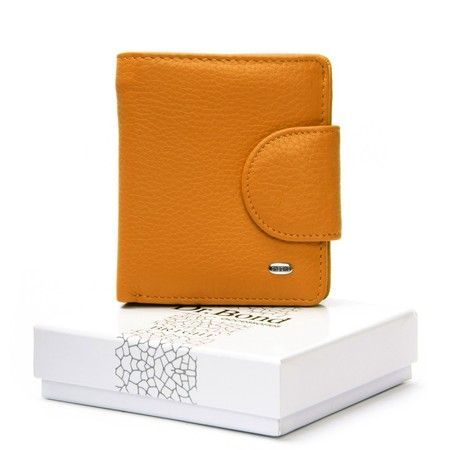 Женский кожаный кошелек Bright DR. BOND WS-415-1 yellow купить недорого в Ты Купи