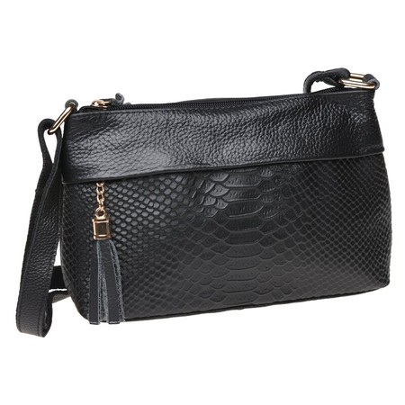 Жіноча шкіряна сумка Keizer K11181-black купити недорого в Ти Купи