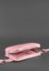 Женская кожаная поясная сумка BlankNote Dropbag Mini розовая BN-BAG-6-PINK-PEACH