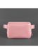 Жіноча шкіряна поясна сумка BlankNote Dropbag Mini рожева BN-BAG-6-PINK-PEACH