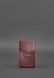 :енская кожаная сумка BlankNote Mini поясная/ кроссбоди вертикальная бордовая - BN-BAG-38-1-VIN