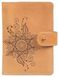 Обложка для паспорта из кожи Hi Art «Mehendi Classic» PB-03S/1 Shabby Honey Песочный купить недорого в Ты Купи
