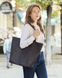 Комплект женская сумка-шоппер и косметичка (Sshop_choco_twist)