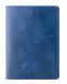Кожаная обложка на паспорт HiArt PC-01 Crystal Space Синий купить недорого в Ты Купи