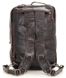 Деловая кожаная сумка-трансформер Vintage 14106 Темно-коричневый