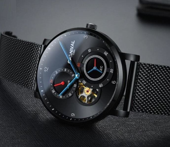 Чоловічі механічні годинники CARNIVAL LOUNGE (8706) купити недорого в Ти Купи