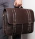 Мужской кожаный портфель Vintage 14617 Темно-коричневый