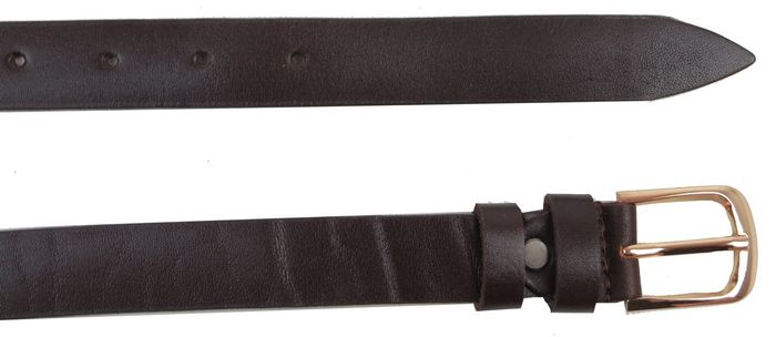 Женский кожаный ремень Skipper 1401-23 темно-коричневый купить недорого в Ты Купи