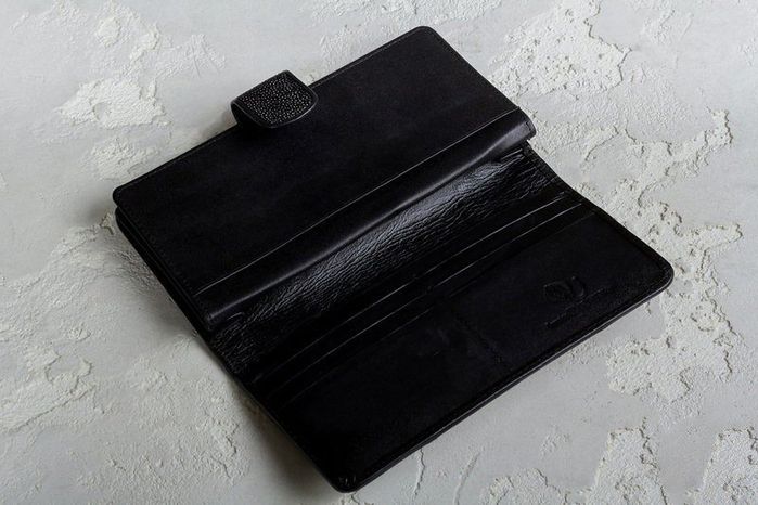 Женский кошелек из кожи ската Ekzotic Leather stw23 купить недорого в Ты Купи