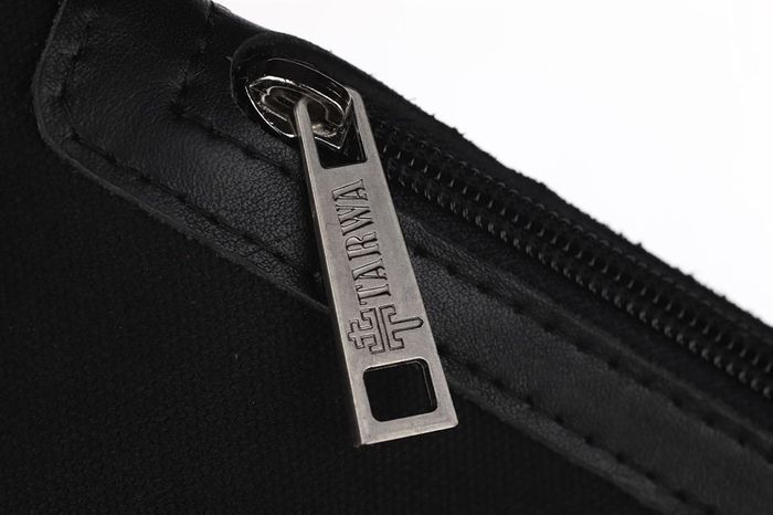 Кожаная мужская сумка-слинг через плечо GAc-6402-3md черная TARWA купить недорого в Ты Купи