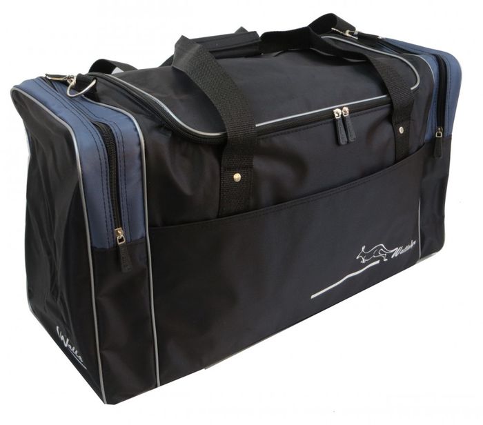 Подорожна сумка 60 L Wallaby 430-8 Чорний з сірим купити недорого в Ти Купи