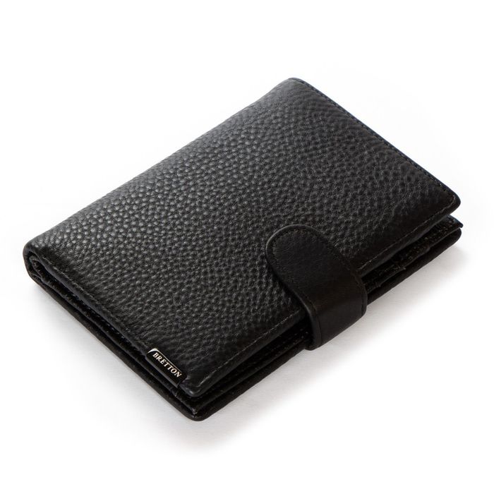 Чоловічий шкіряний гаманець BE BRETTON 168-35 black купити недорого в Ти Купи