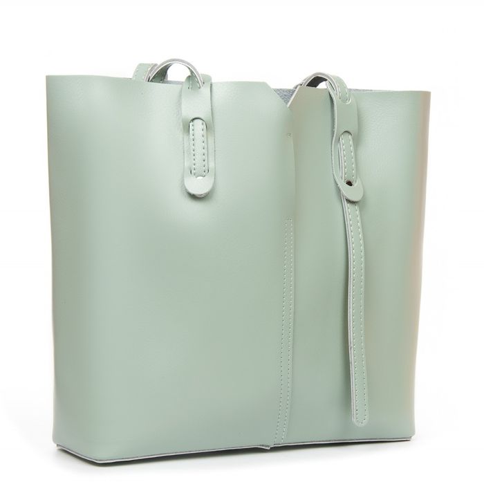 Женская кожаная сумка классическая ALEX RAI R9341 green купить недорого в Ты Купи