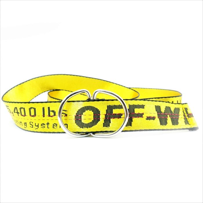 Ремень тканевый OFF WHITE Жёлтый (0325off-3.5k) купить недорого в Ты Купи