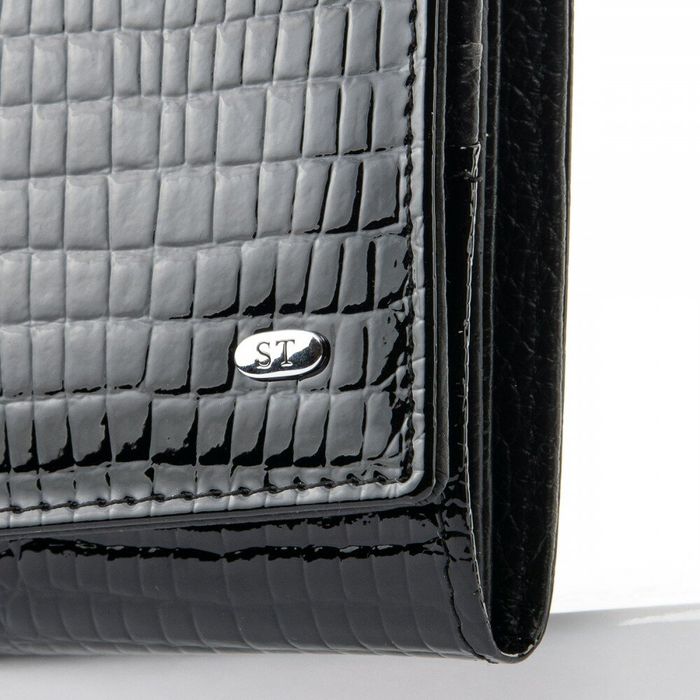 Жіночий гаманець зі шкіри LR SERGIO TORRETTI W501 black купити недорого в Ти Купи