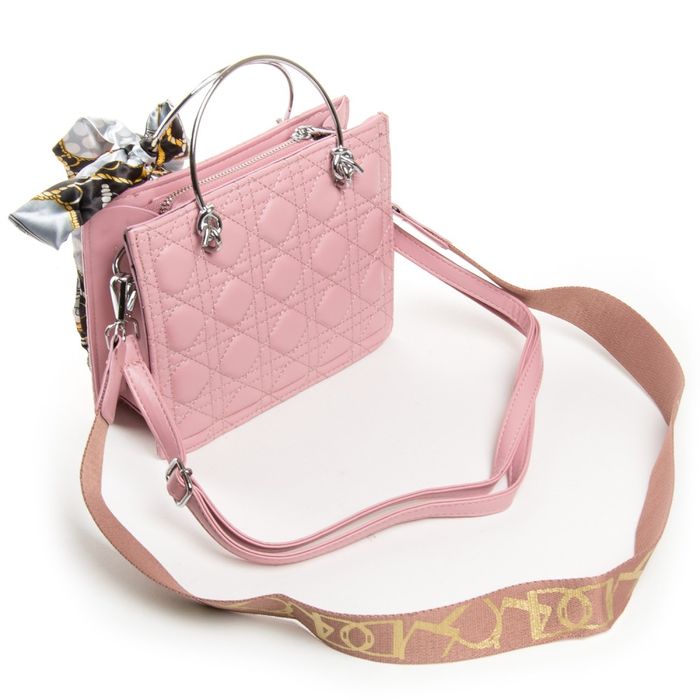 Сімейна жіноча сумочка мода 04-02 692 рожевий купити недорого в Ти Купи