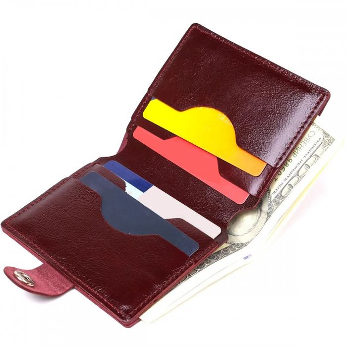 Жіночий шкіряний гаманець shvigel 16505 купити недорого в Ти Купи