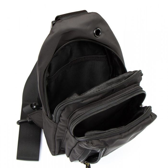 Мужская сумка-слинг Lanpad 6033 black купить недорого в Ты Купи