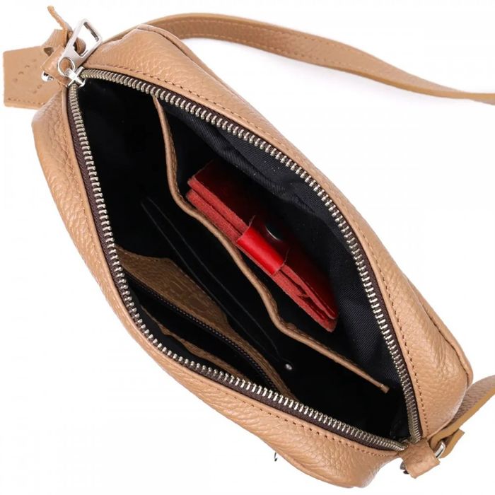 Жіноча шкіряна сумка через плече GRANDE PELLE 11652 купити недорого в Ти Купи