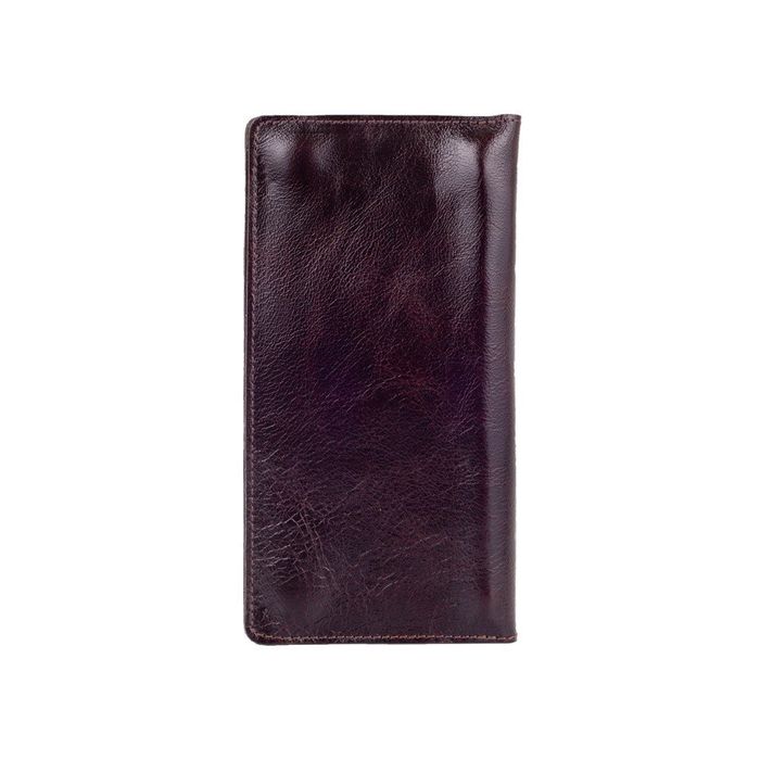 Кожаный бумажник Hi Art WP-05 Mehendi Classic коричневый Коричневый купить недорого в Ты Купи