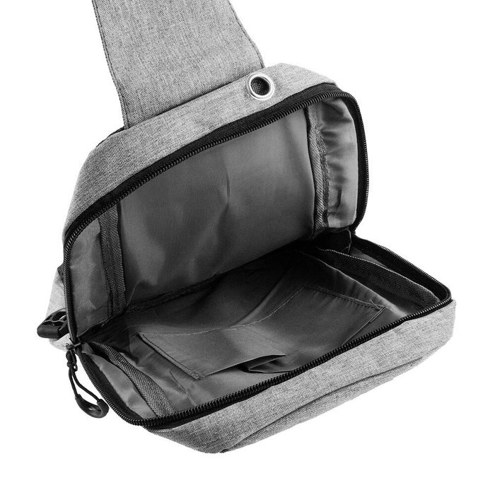 Чоловіча сумка-слінг з тканини VALIRIA FASHION 3detbp814-9 купити недорого в Ти Купи