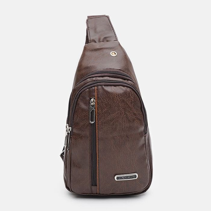 Мужской рюкзак через плечо Monsen C1925br-brown купить недорого в Ты Купи