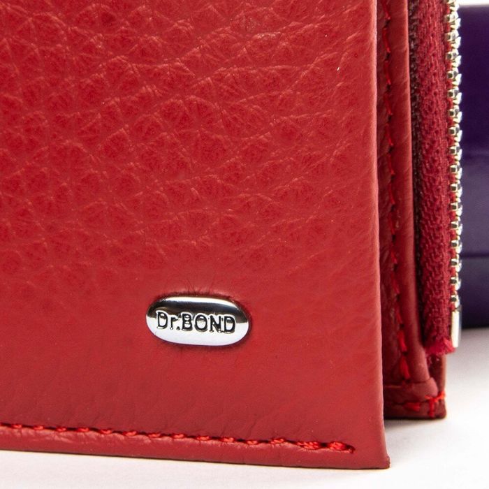 Жіночий гаманець зі шкіри Classic DR. BOND WMB-1 red купити недорого в Ти Купи