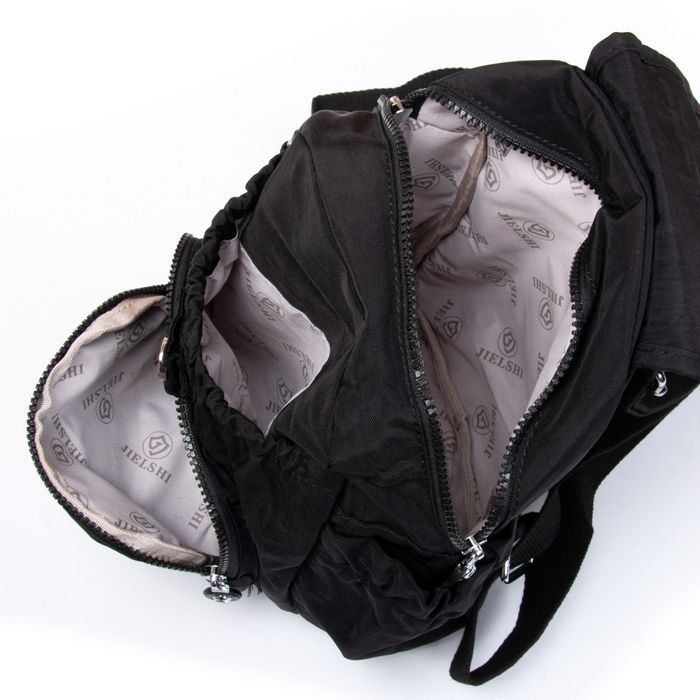 Женский тканевый рюкзак Jielshi 9381 black купить недорого в Ты Купи