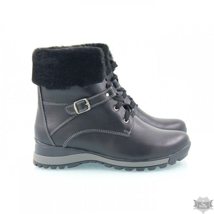 Женские зимние кожаные ботинки Villomi Murena-02 купить недорого в Ты Купи