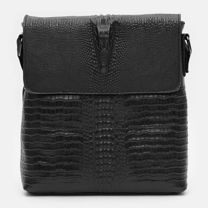 Мужская кожаная сумка Keizer K18159bl-black купить недорого в Ты Купи
