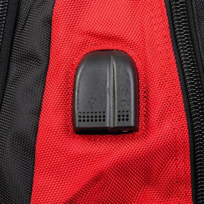 Городской рюкзак для ноутбука с USB Power In Eavas 8215 red купить недорого в Ты Купи