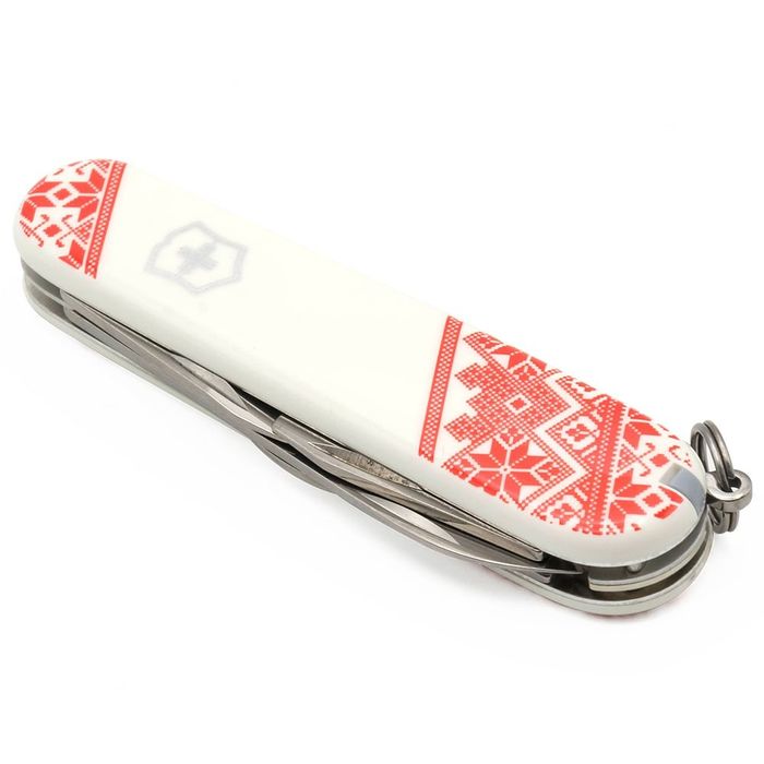 Складной нож Victorinox CLIMBER UKRAINE Вышиванка 1.3703.7_T0051r купить недорого в Ты Купи