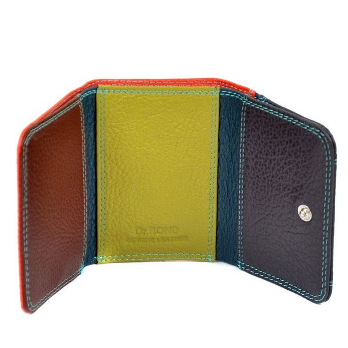 Жіночий шкіряний гаманець Rainbow від dr.Bond WRS-7 red купити недорого в Ти Купи