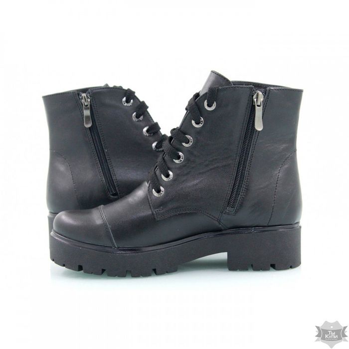 Зимние женские кожаные ботинки Villomi Astra-12k купить недорого в Ты Купи