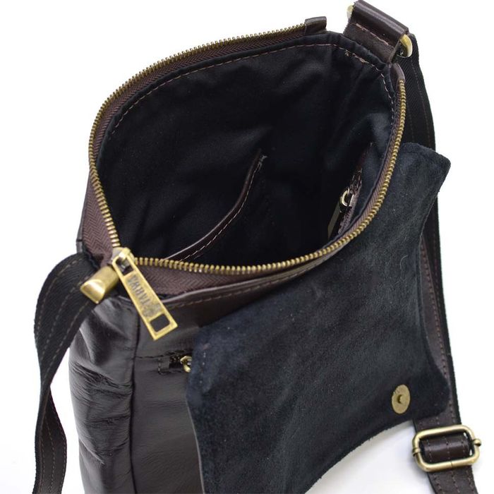 Мужская кожаная сумка через плечо TARWA GC-1302-3md купить недорого в Ты Купи
