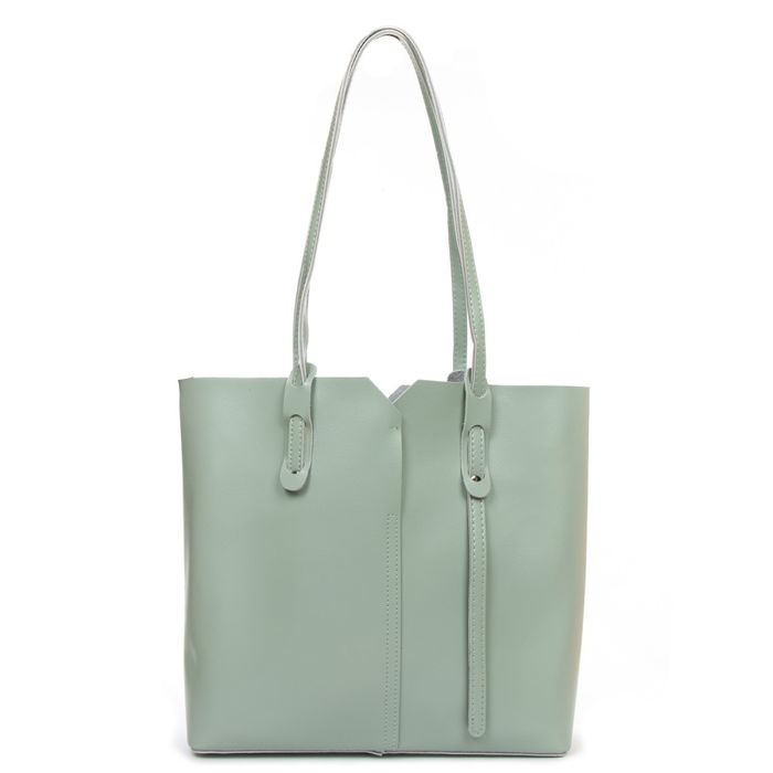 Женская кожаная сумка классическая ALEX RAI R9341 green купить недорого в Ты Купи