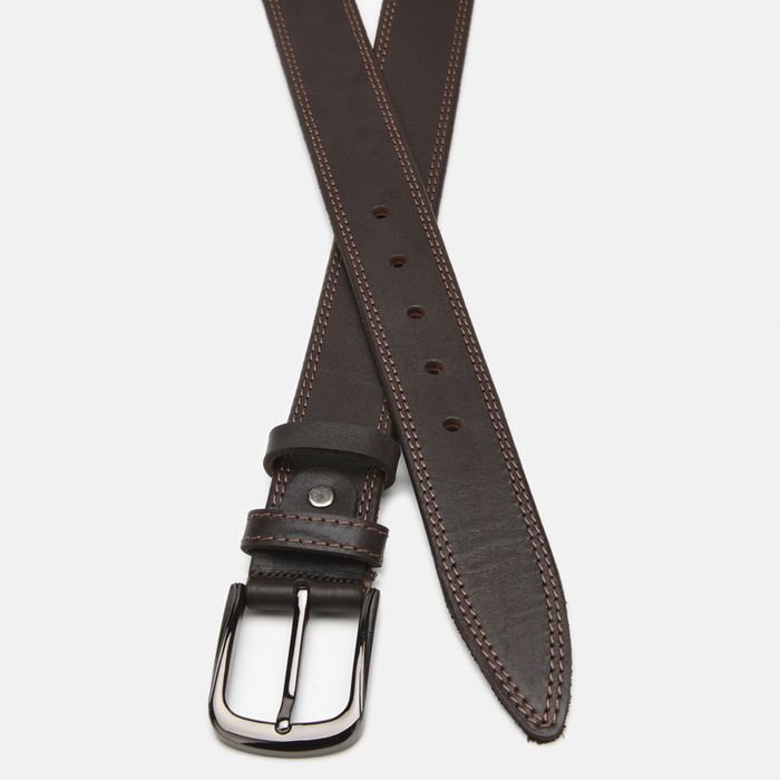 Мужской кожаный ремень Borsa Leather Cv1gnn1a-115 купить недорого в Ты Купи