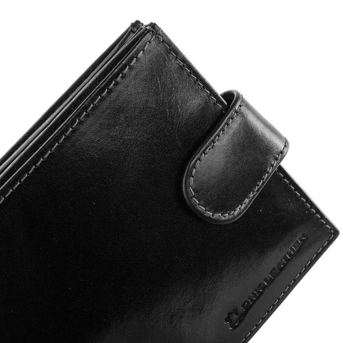 Кожаный кошелек DNK Leather DNKN01L-NL-black купить недорого в Ты Купи
